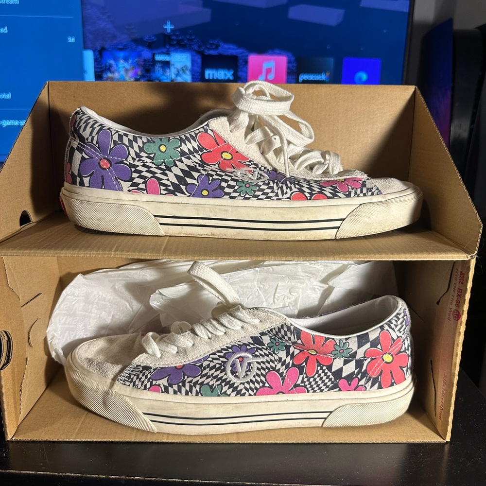 Floral Canvas Sneakers